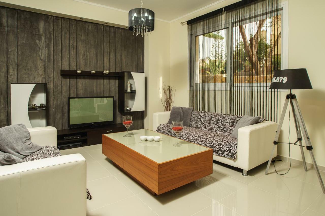 Glaros Beach Apartment Kato Daratso Exterior foto